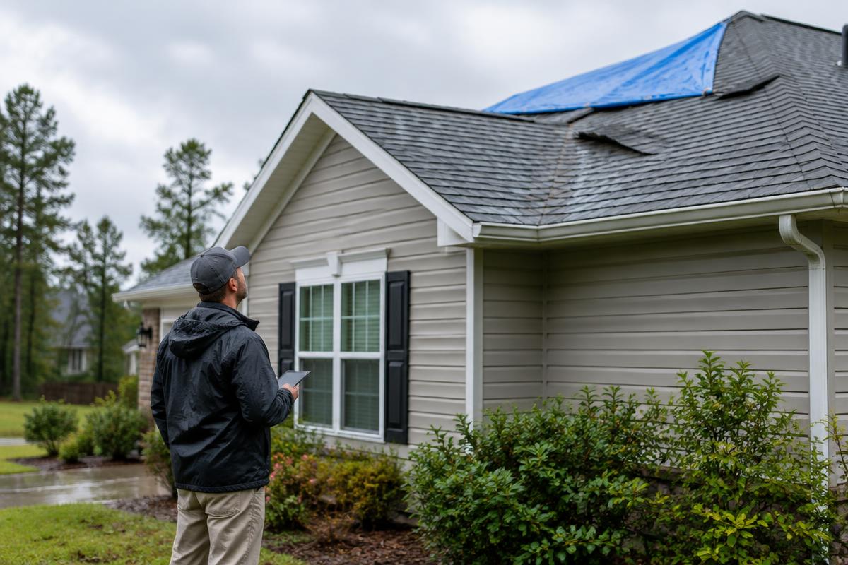 Storm Damage restoration scenario